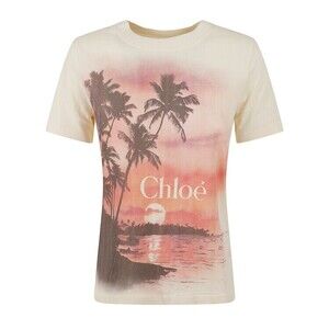 Chloé Crew-Neck Baby Fit T-Shirt - NWT